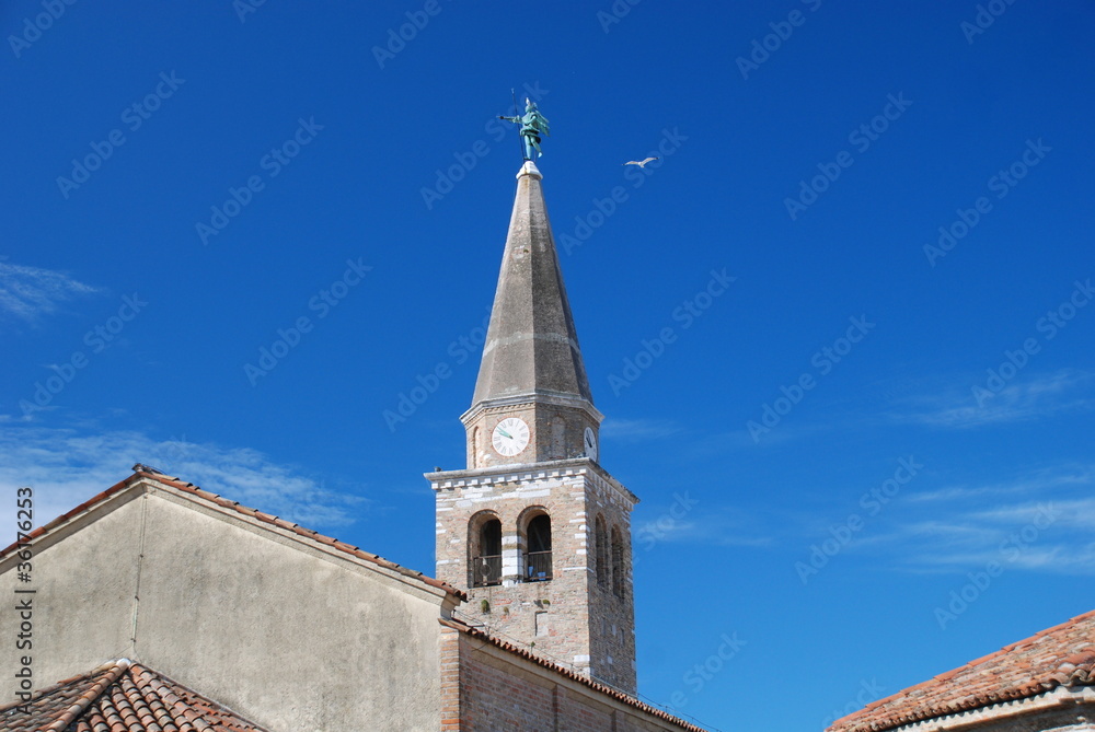 Campanile della Basilica di grado, Italia