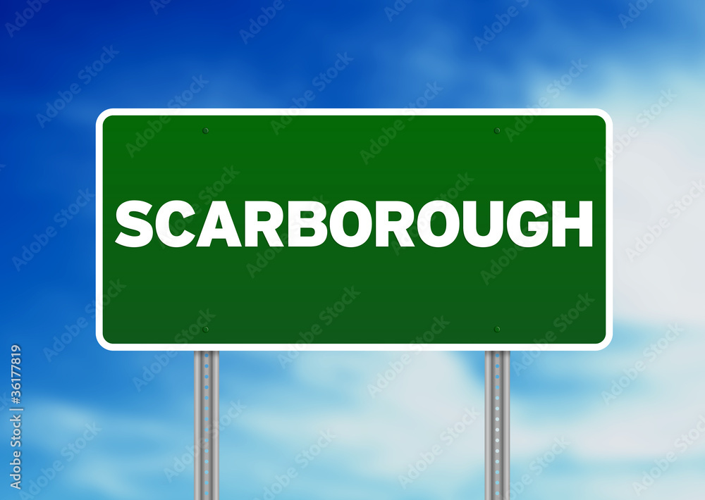 Green Road Sign - Scarborough, England Green Road Sign - Scarborough, England