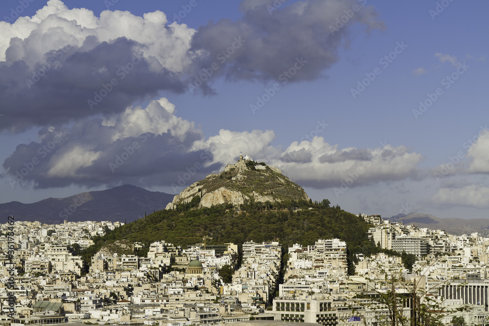 panoramic view of athens ,greece