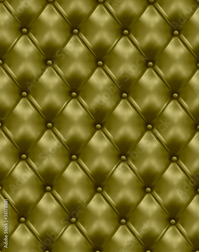 Green leather texture background. Vector illustration.