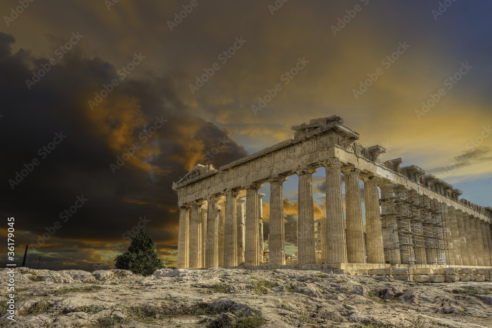 Obraz premium Parthenon, Acropolis ,Athens,Greece