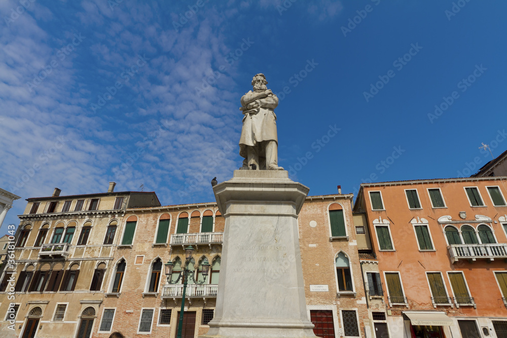 statue of Niccolo Tommaseo, Venice,Italy