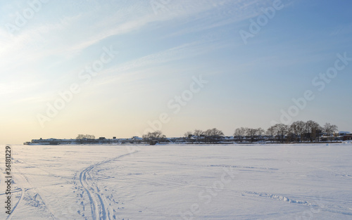 Wallpaper Mural View of old fort Totleben, Russia Torontodigital.ca