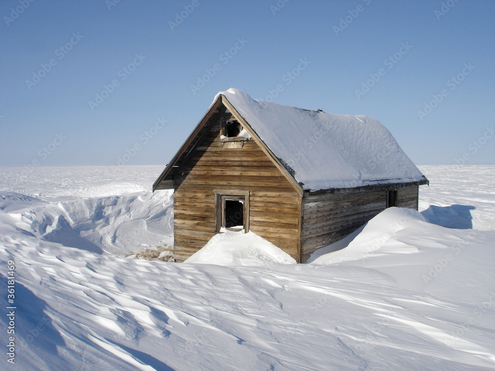 Abandoned Arctic Shelter