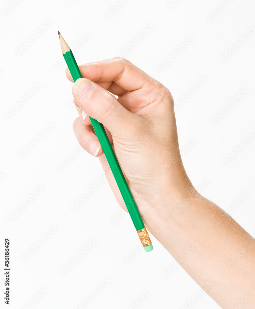 hand with pencil hand with pencil