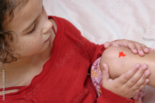 Fotografie enfant plaie blessure