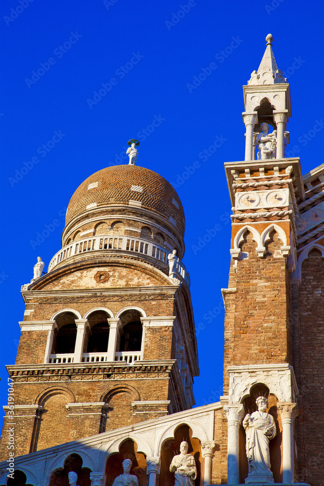 italie,venise : cannaregio : église de la madonna dell orto