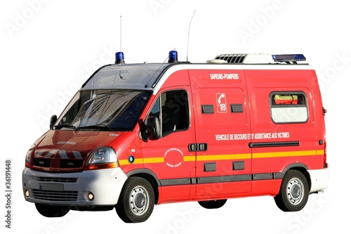 V  hicule ambulance   VSAB  des sapeurs pompiers