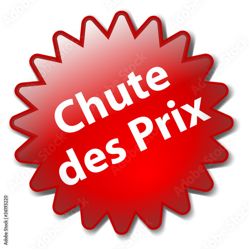 Tampon "CHUTE DES PRIX " (offre spéciale déstockage méga soldes)
