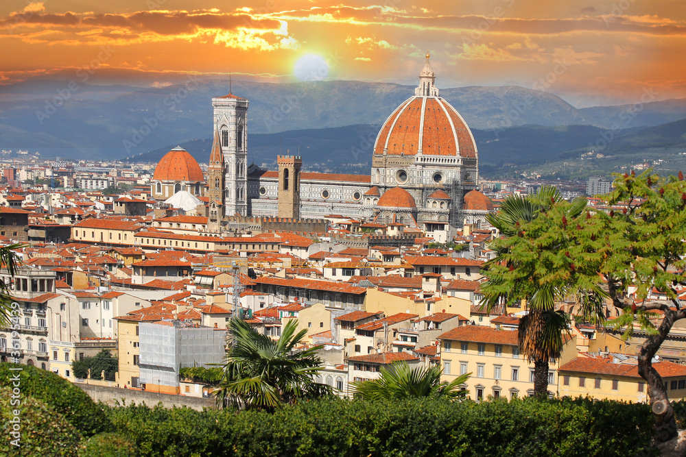 Florence in spring time, Tuscany, Italy