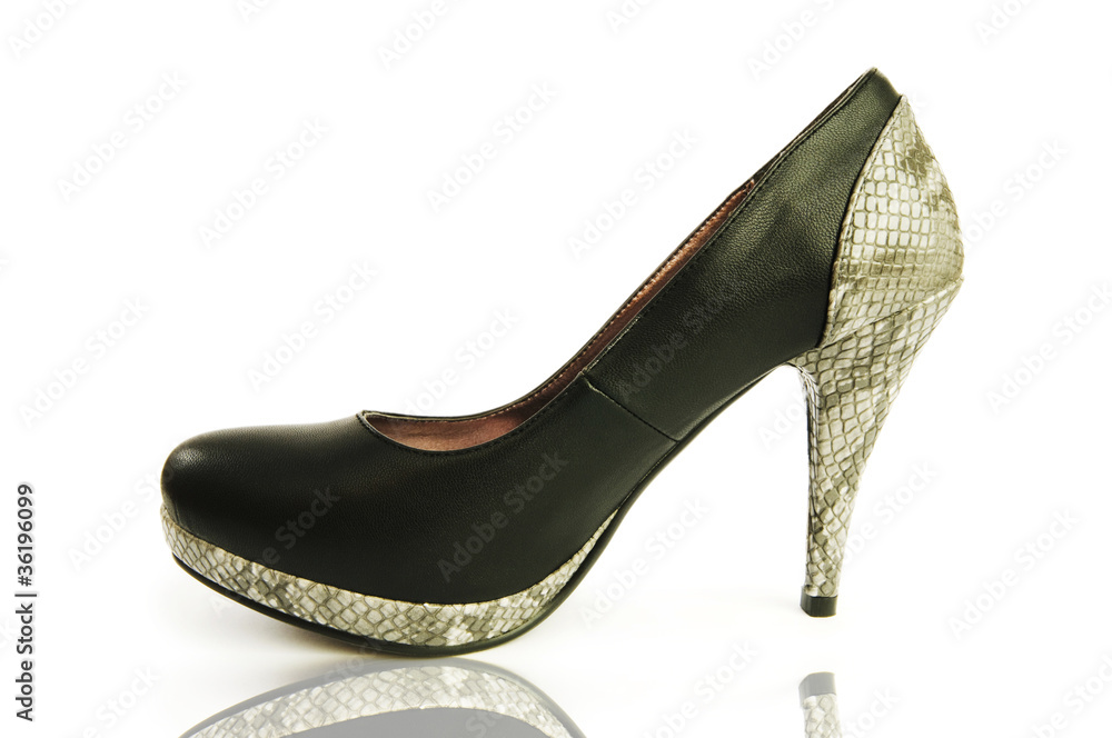 Obraz premium Elegant shoes on the white