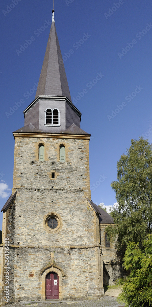 Fototapeta premium st leger chuch, montherme', ardennes