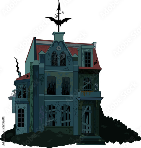 Spooky haunted   house