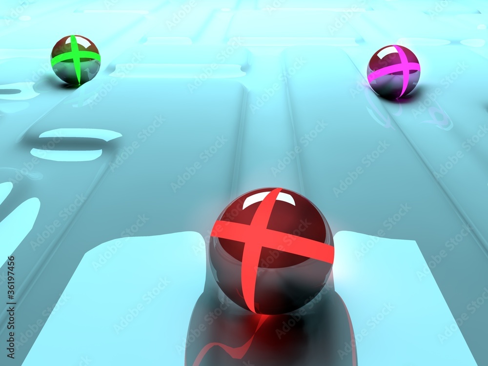 background abstract game balls - obrazy, fototapety, plakaty 