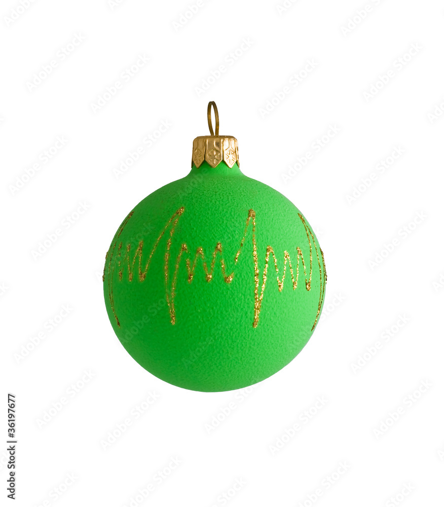 Christmas ball isolated on white background Christmas ball isolated on white background