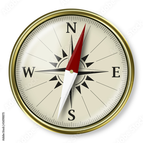 Compass, strategic plannig concept