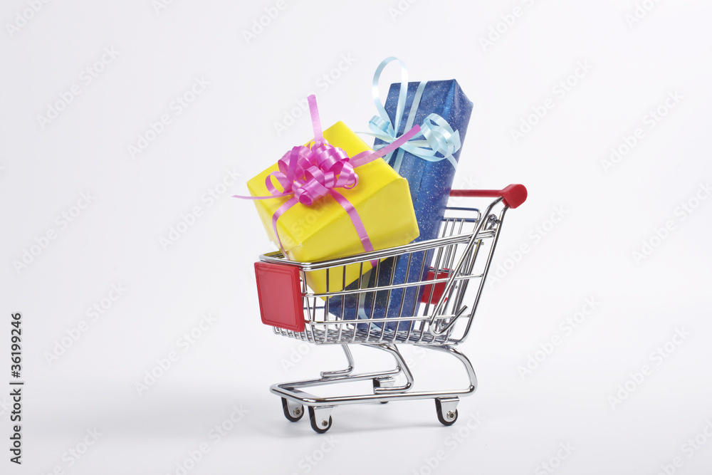 Einkaufswagen_Weihnachten_Einkauf_Nikolaus_Weihnachtsbaum Einkaufswagen_Weihnachten_Einkauf_Nikolaus_Weihnachtsbaum