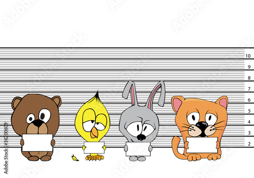Cartoon arrest
