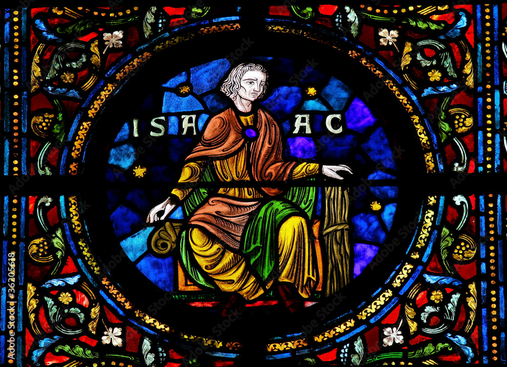 Isaac - son of Abraham - famous figure in the Hebrew Bible.