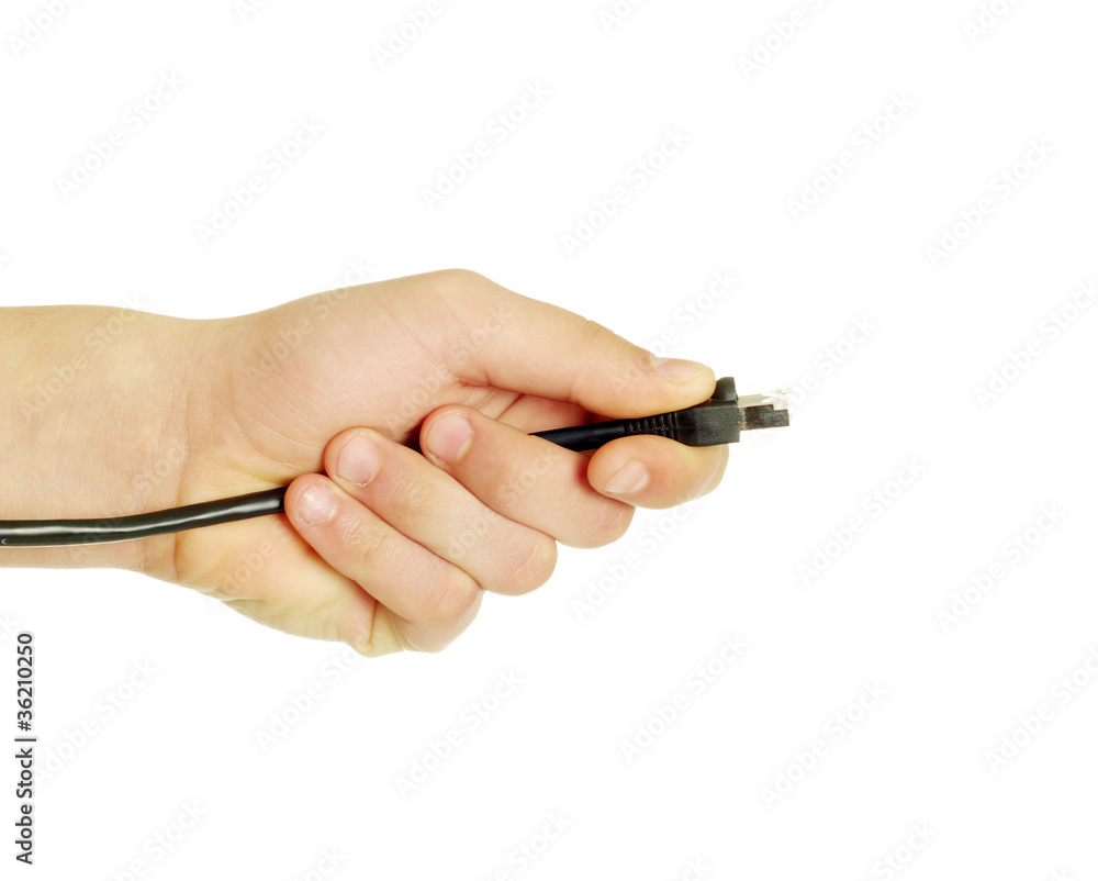 cables in hand cables in hand