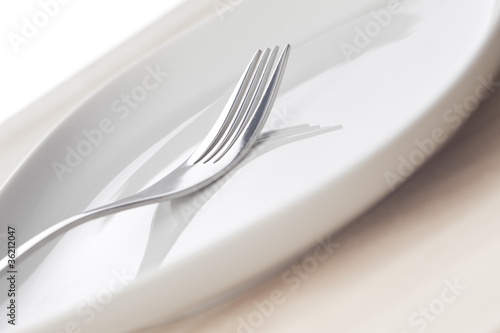 Fork and dish