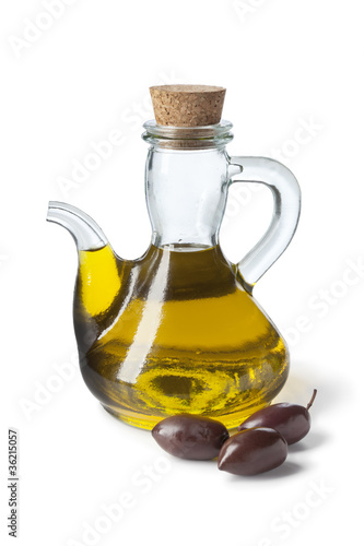 Bottle with olive oil