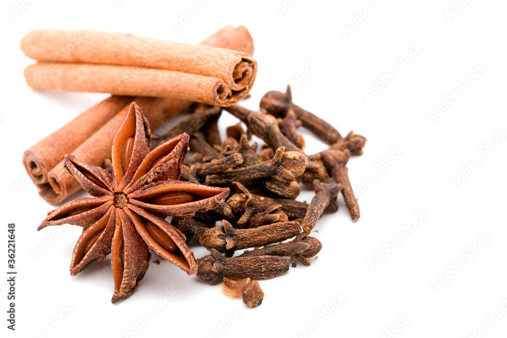 cloves, cinnamon and anise