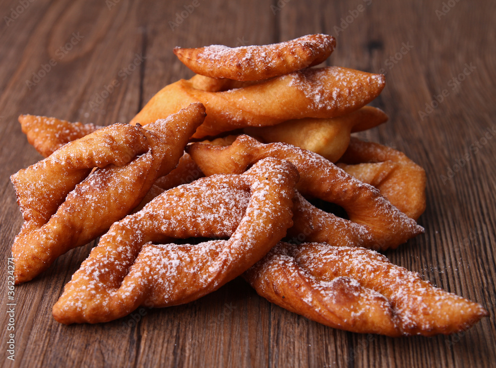 Fototapeta premium deep-fried pastry carnival