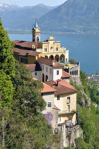 Madonna del Sasso at lake Maggiore, Switzerland