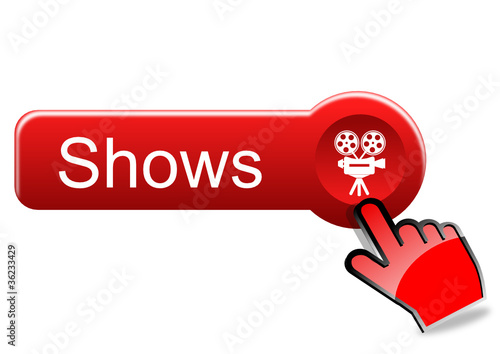 Shows button with red hand