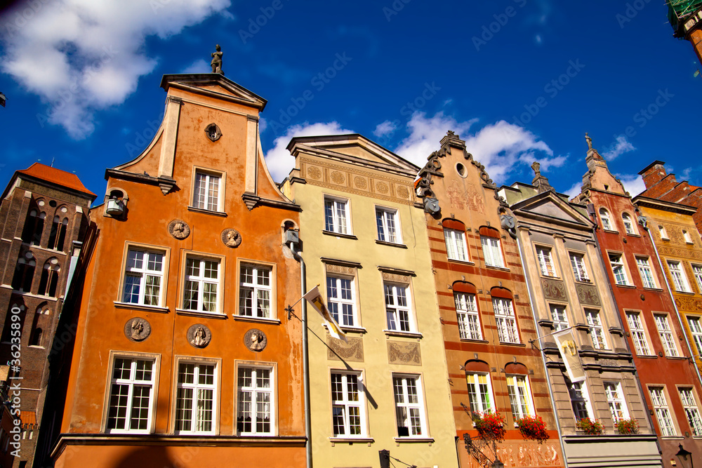 Old town in Gdansk Poland