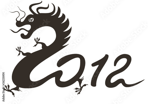 Dragon year 2012. Chinese zodiac