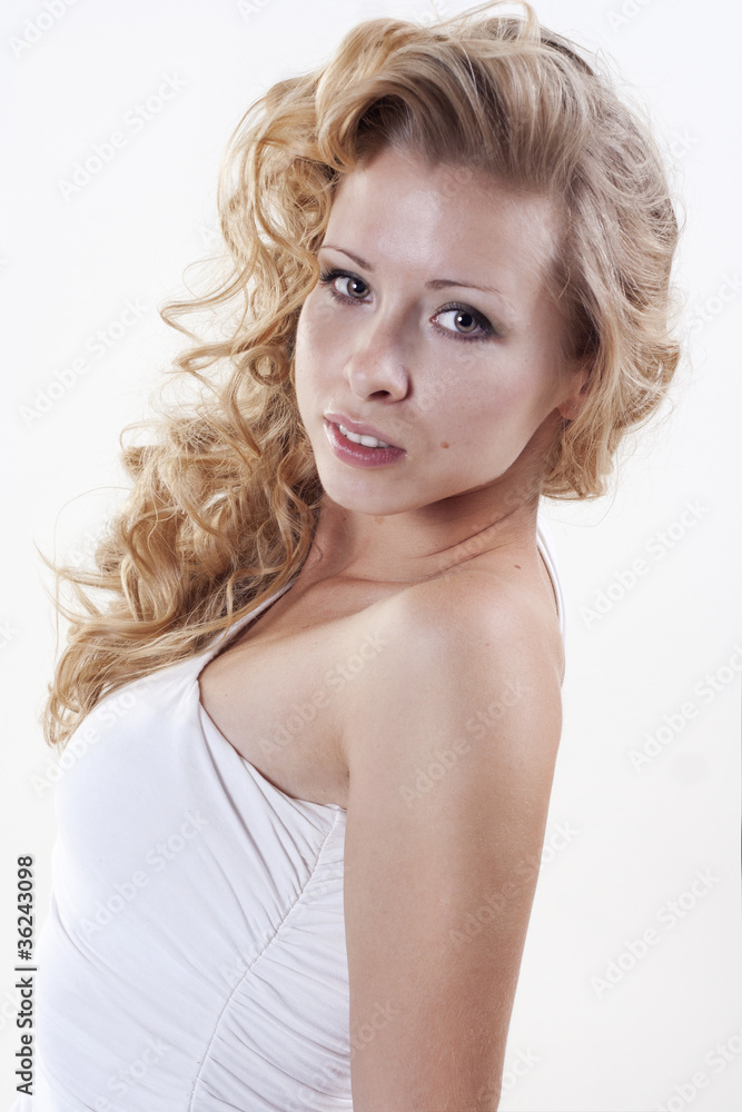 Portrait of beautiful young woman Portrait of beautiful young woman