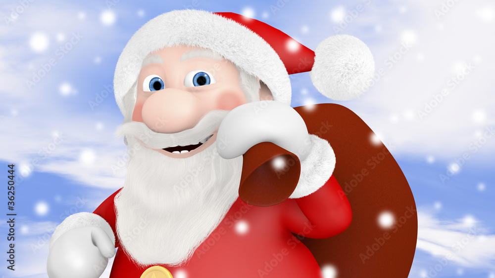 Santa Claus with bag of presents Santa Claus with bag of presents