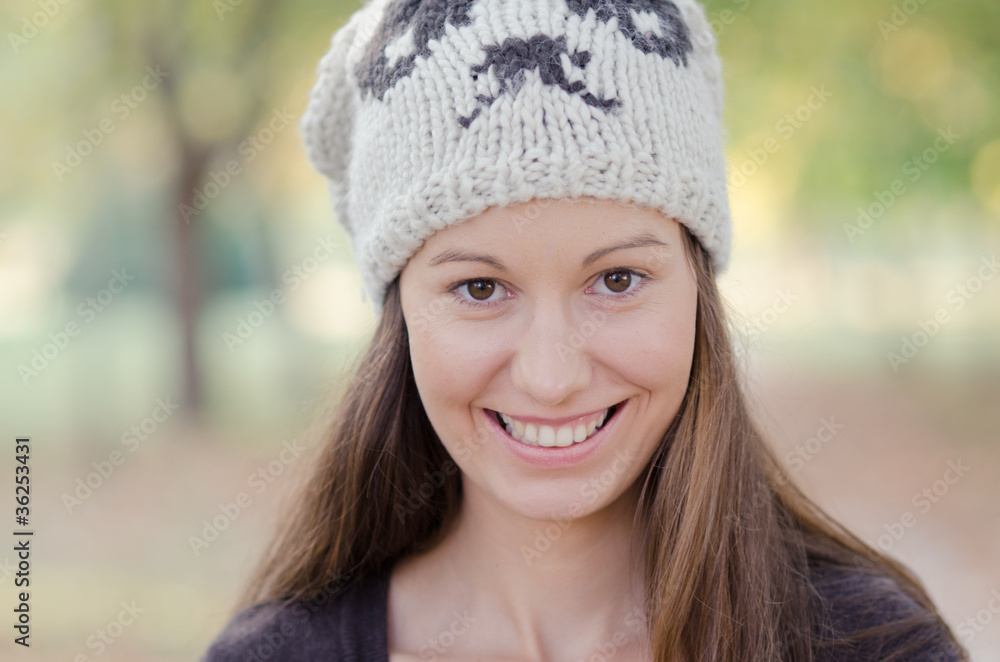 Happy woman outdoor Happy woman outdoor