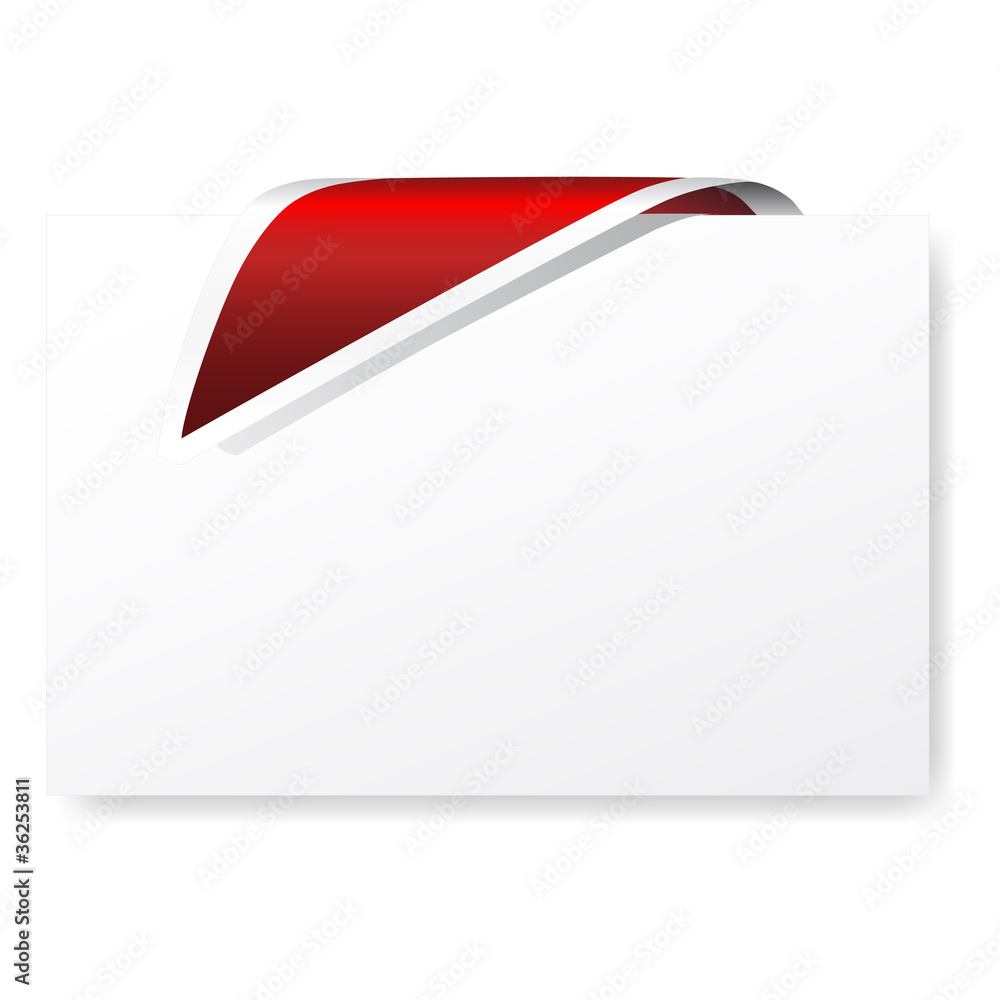 Vector card with navigation arrow Vector card with navigation arrow