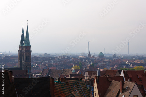 Old Town of Nuremberg seen from the Kaiserburg