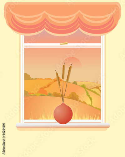 autumn window