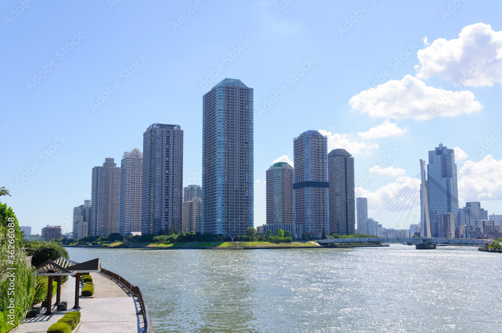 Fototapeta premium Rivercity 21 in Tokyo