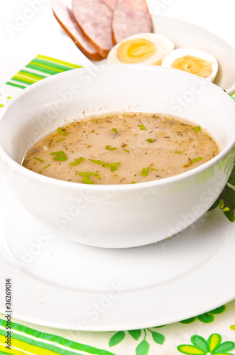 Zurek  ist eine herzhafte Polnische Suppe