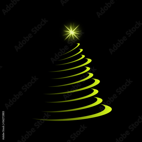 Phosphorescent Christmas Tree