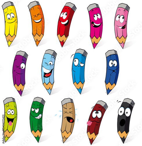 crayons cartoon