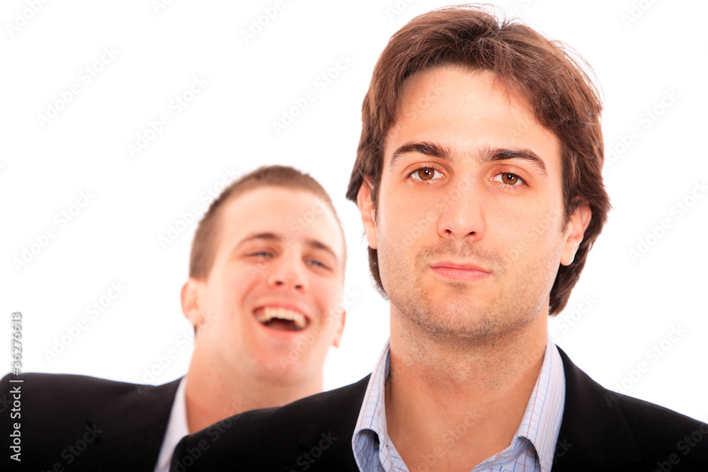 Two businessmen in suit Two businessmen in suit