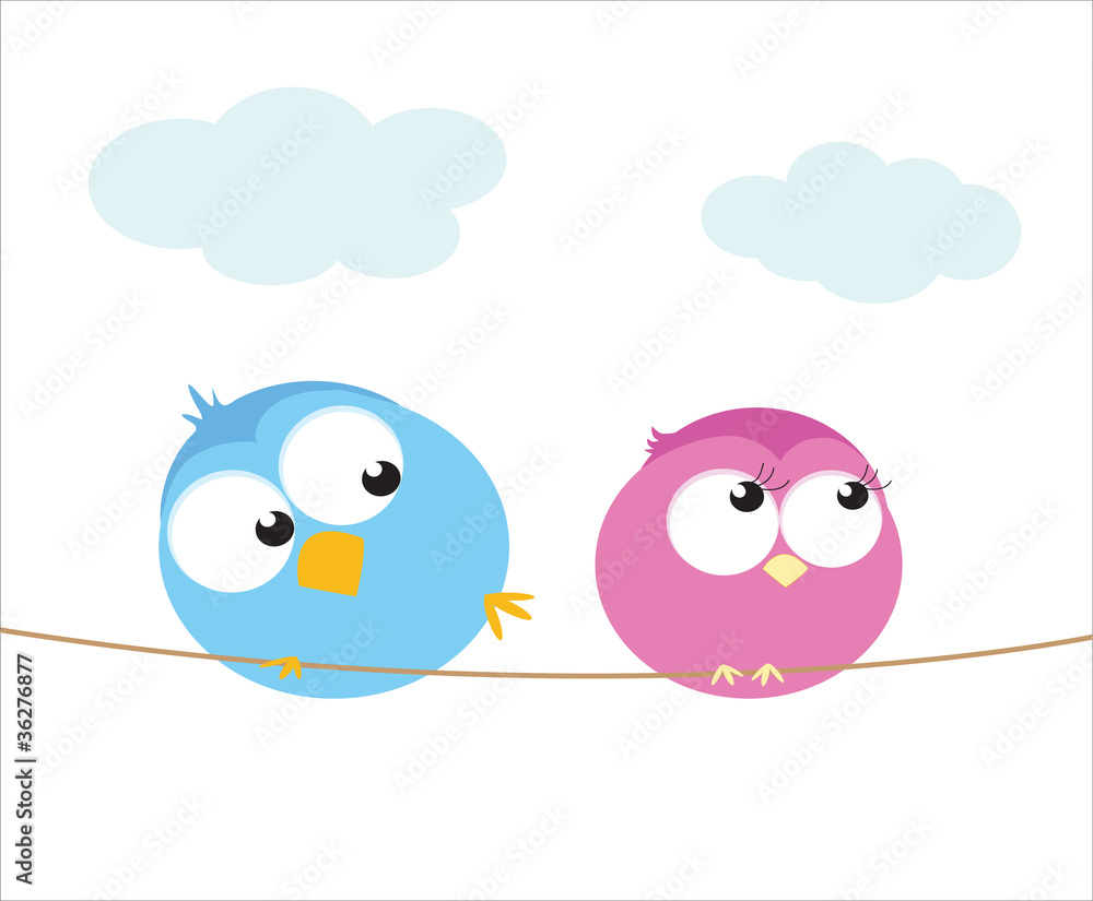 Cartoon birds Cartoon birds