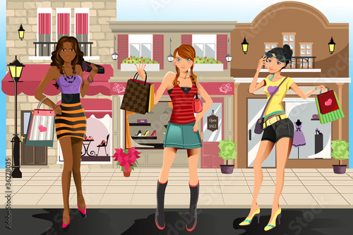 Shopping women