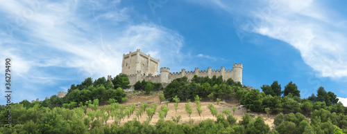 Castillo de Peñafiel en Valladolid, España