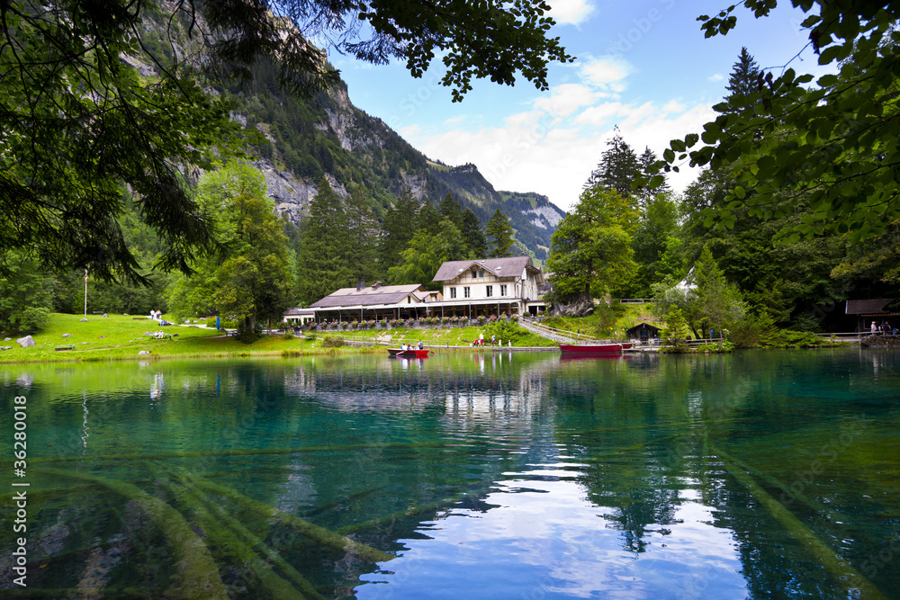 Obraz premium Blausee Lake