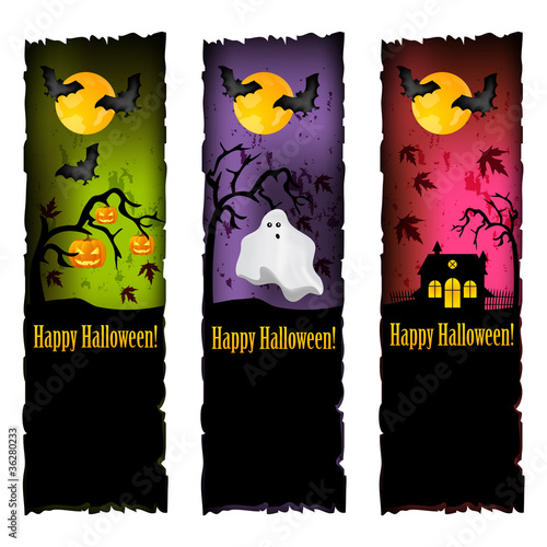Halloween banners