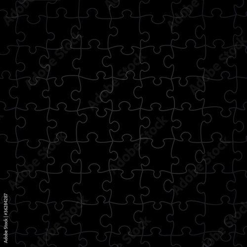 Vector seamless puzzle