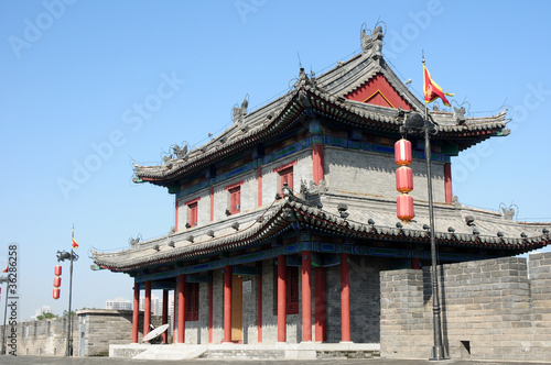 Ancient city wall of Xian  China